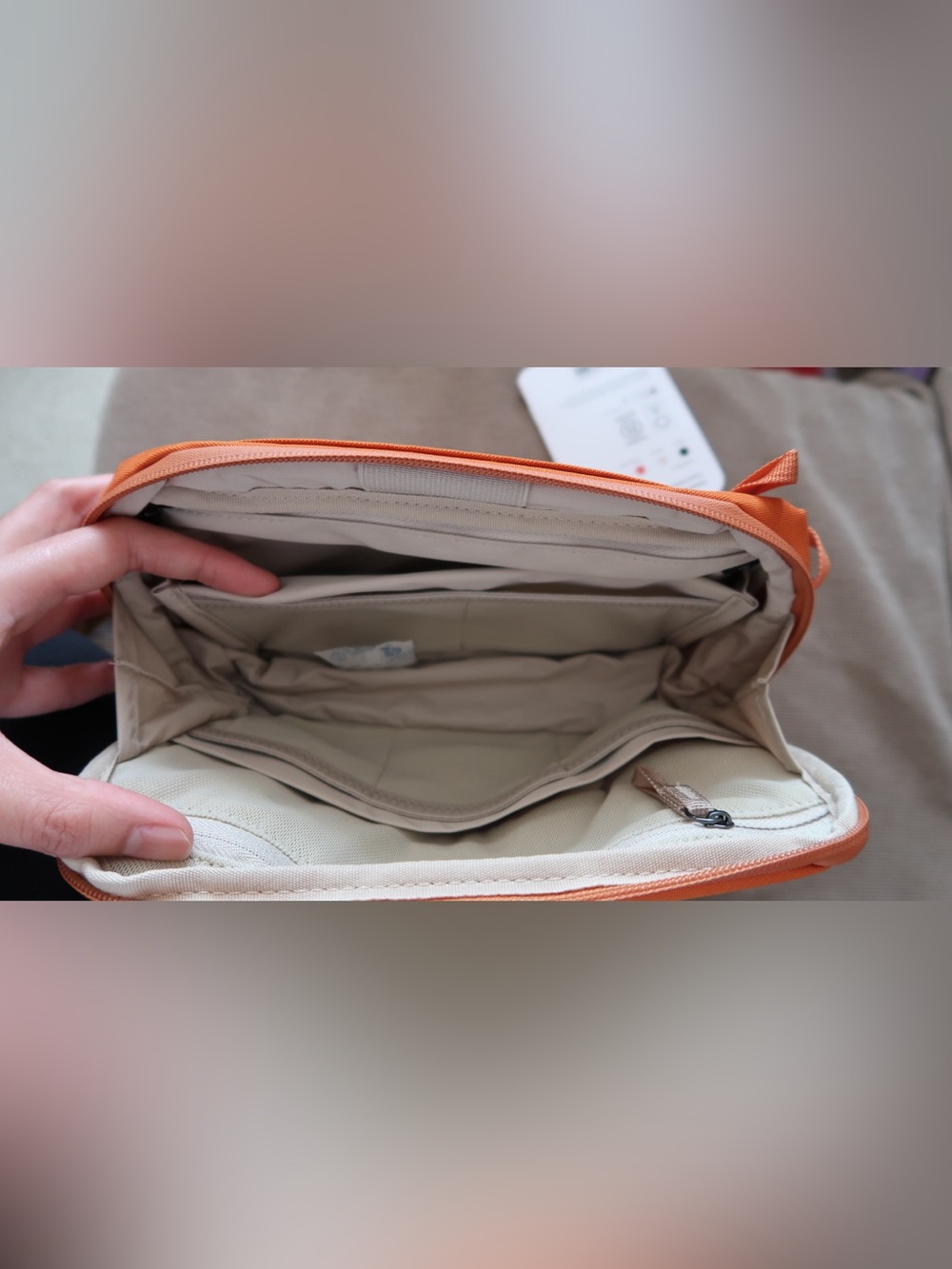 NWT Orbitkey Travel Sling 3L Terracotta Unisex Crossbody Bag - Picture 7 of 11
